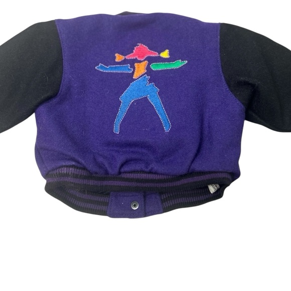 American Girl 18” Doll Purple Large Logo Varsity Jacket & Cap  GUC - Picture 9 of 13